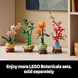 LEGO Botanicals Mini Orchid - Artificial Flowers Set for Adults - Indoor Plant with Terracotta Style Flowerpot - DIY Home Decor Gift Idea - 10343 - 8