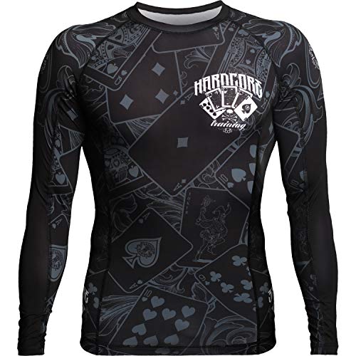 Chemise de compression Hardcore Training The Gambler Noir Homme