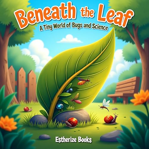 Beneath The Leaf - A Tiny World of Bugs and Science: Explore the Hidden World of Insects, Microhabitats, and Backyard Science in this picture book for Ages 4–8 Perfect for curious kids, homeschoolers