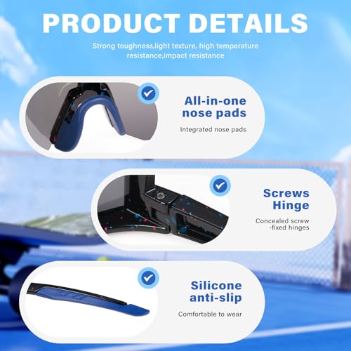 DioKiw 3-Pack UV400 Polarized Sunglasses for Kids - Youth Sports Cycling Goggles