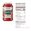 Jovial Crushed Tomatoes - Organic Tomatoes, Non-GMO, USDA Certified Organic, No Additives, BPA-Free, No Added Sugar, No Salt Added, Recyclable Glass, Made in Italy - 18.3 Oz, 6 Pack