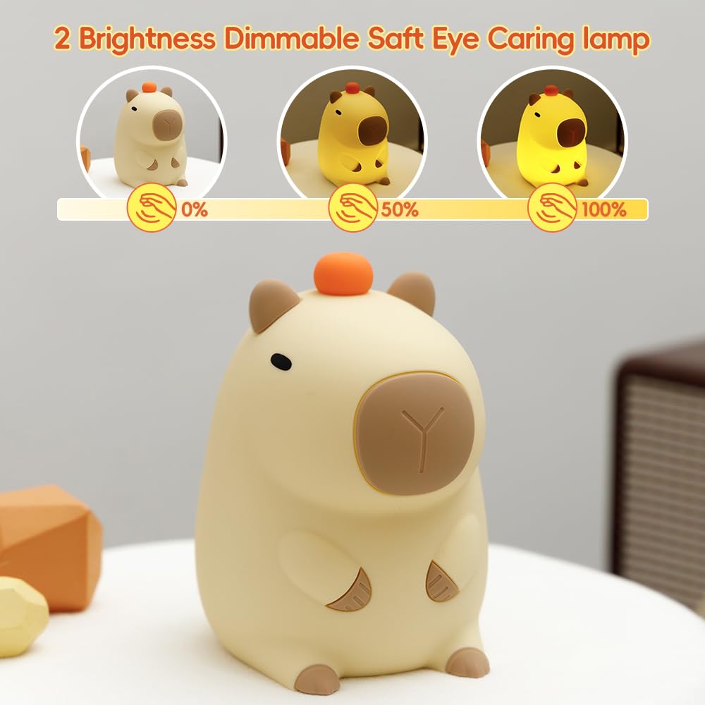 kiyata キヤタ　カピバラ　ランプ Amazon.co.jp : かわいいカピバラナイトライトCapybaraキュートな夜間