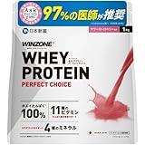 【医師推奨】ウィンゾーン プロテイン ホエイ ストロベリー風味 ビタミン11種 ミネラル4種配合 1kg WPC 日本新薬 国内製造