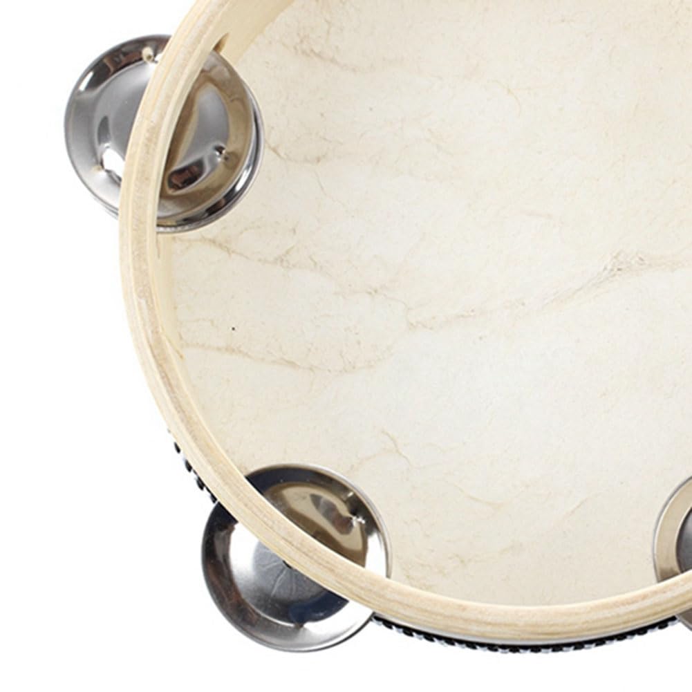 10 Stück Musikalisches Tamburin, Rund, Percussion, Geschenk für KTV
