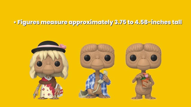 FUNKO E.T. 40th Anniversary POP! Movies Vinyl Pack 3 Figurines