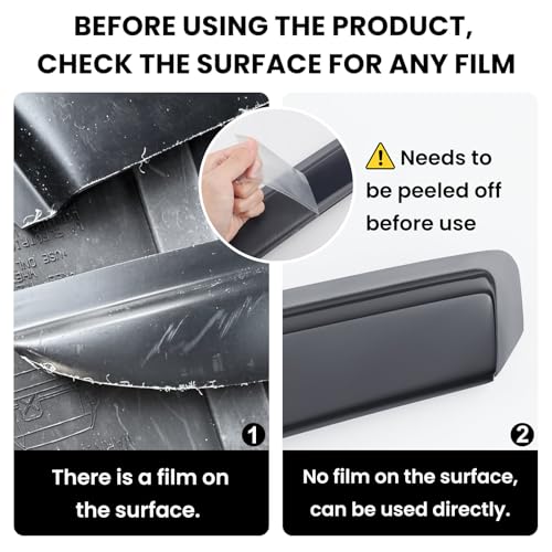 Image of Tape-On Rain Guards for Rav4 2026+, Side Window Deflectors Visor Rain Guards Vent Guard Shade Deflectors Compatible with Toyota Rav4 Accessories 2026 2027 6-Pack