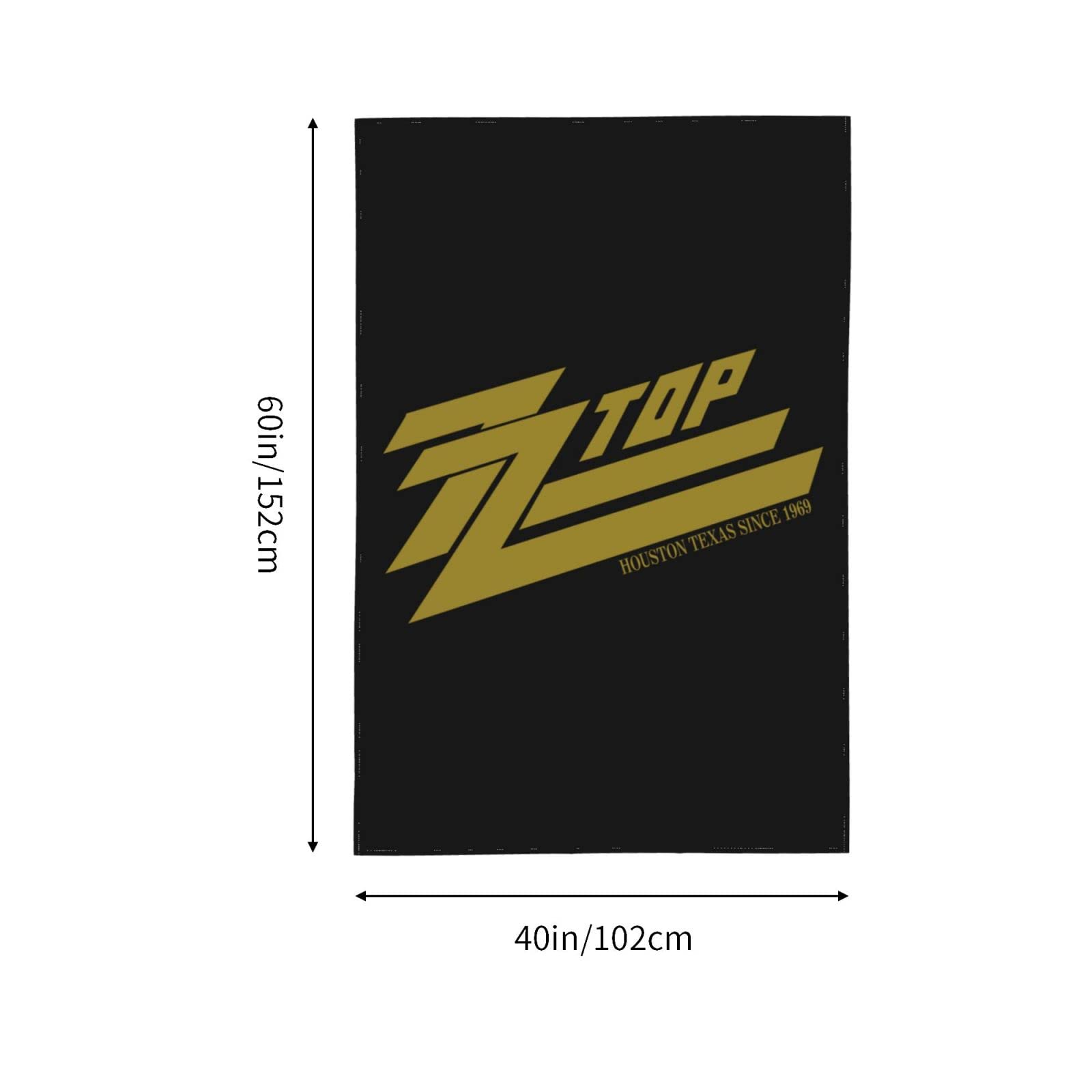 Amazon.co.jp: タペストリー Zz Top オシャレ 60*40inch 布