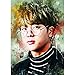 AQgyuh Puzzle 1000 Piezas La Estrella de la Cantante Coreana de BTS dibuja Personajes Populares Puzzle 1000 Piezas Adultos Gran Ocio vacacional, Juegos interactivos familiares50x75cm(20x30inch)