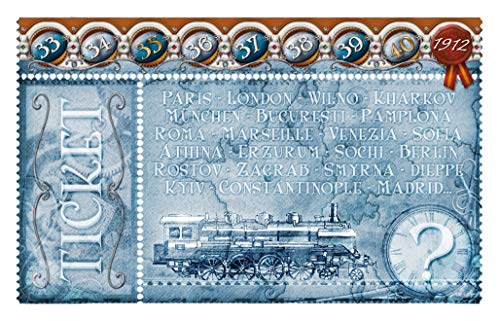 LES AVENTURIERS DU RAIL : Extension Cartes EUROPA 1912 - Version Française - Jeu de Société pour Enfants dès 8 ans - 2 à 5 Joueurs - Jeu de Stratégie A Jouer avec Jeu de Base Europe - Days of Wonder