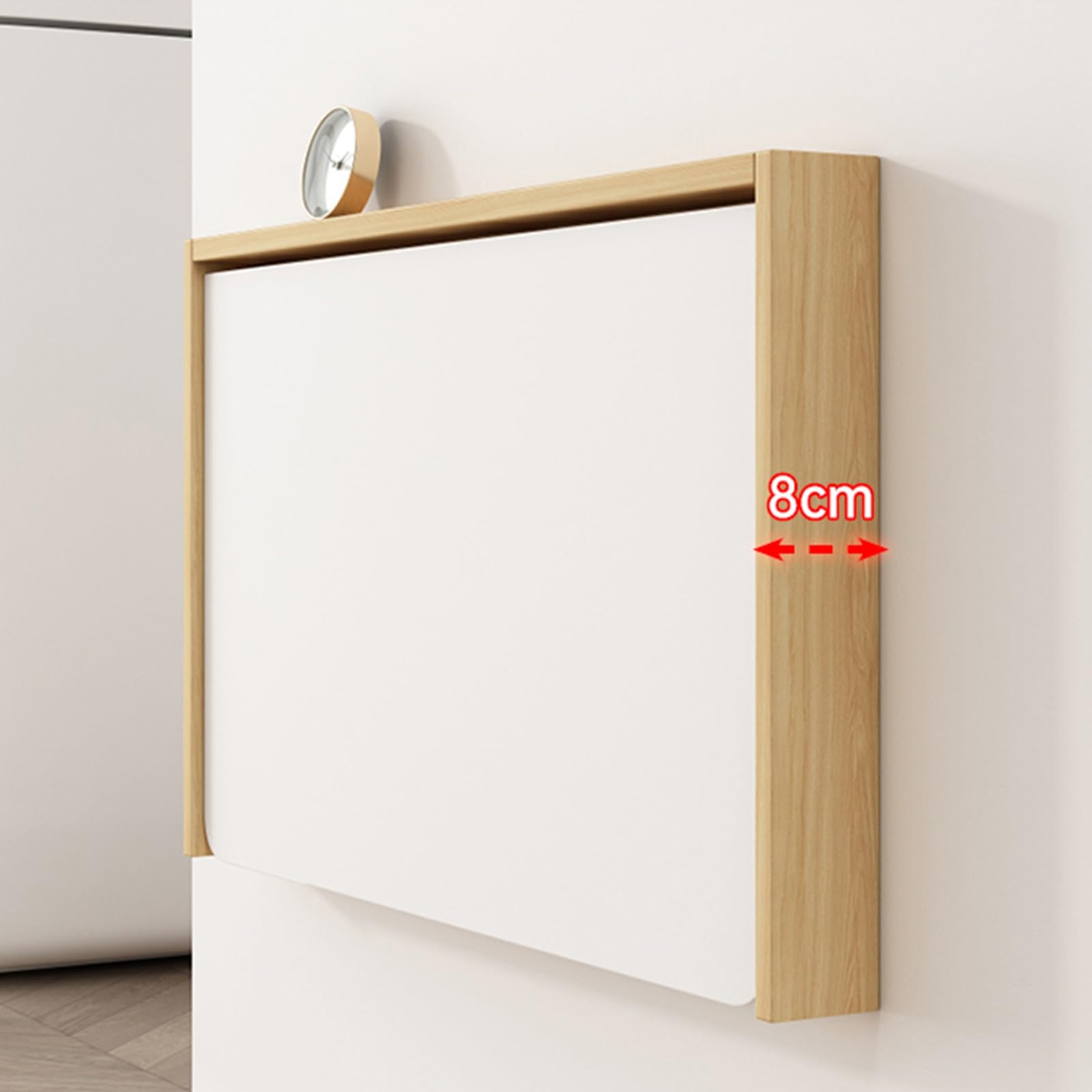 Faltbarer Wandschreibtisch für Smals, Cact schwimmender Tisch, vielseitiges Home Office Wortat, 84 x 49 cm, ideal für Zuhause, Büro, Ga, und Worhop
