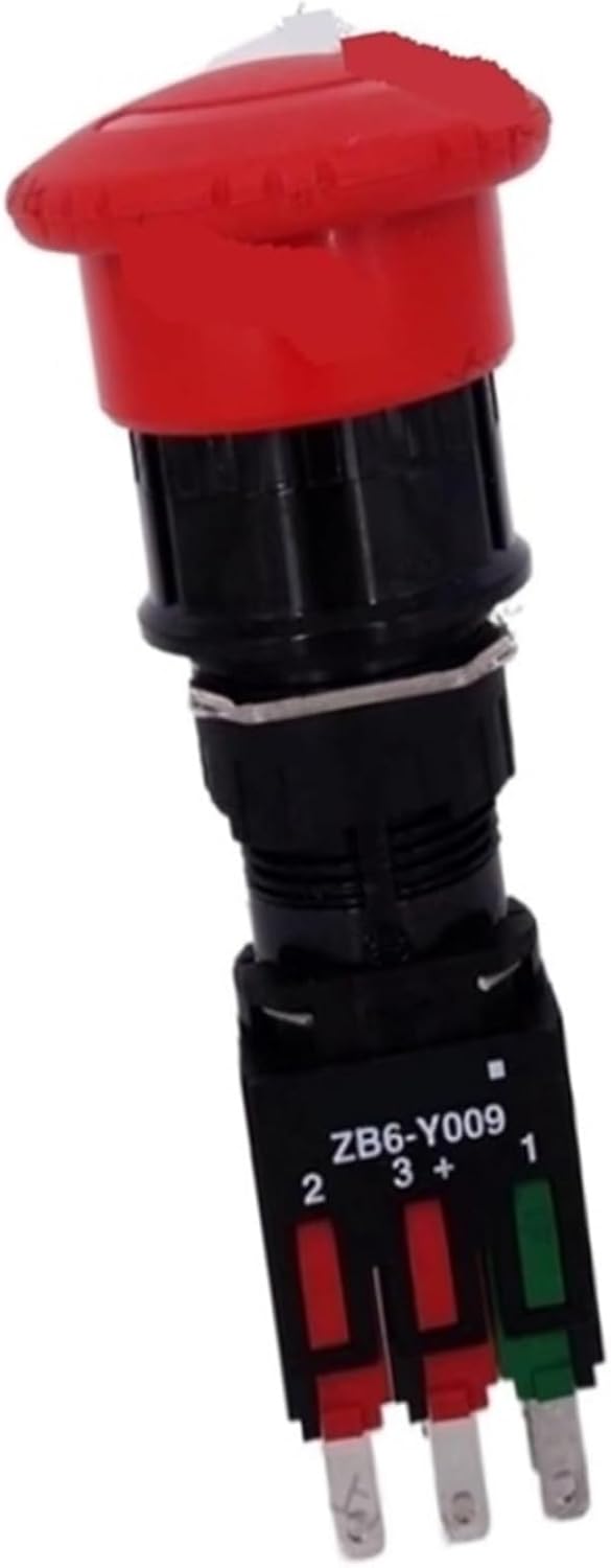 XB6AS8349B XB6-AS8349B ZB6-Y009 ZB6-E2B 16mm Emergency Stop Button for Industrial Control Systems
