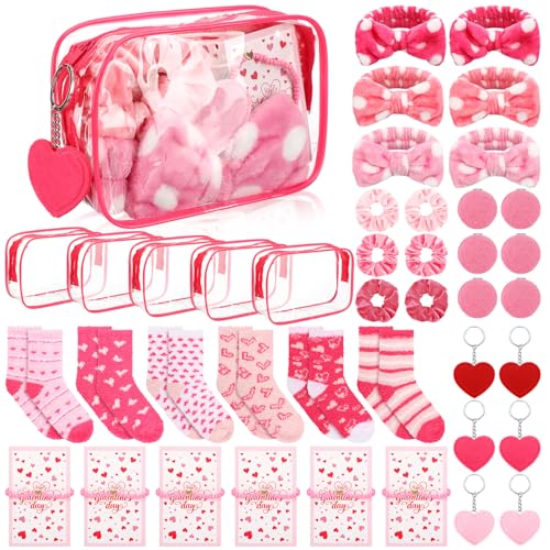Cotwinter 48 Pcs Galentine's Day Gifts Valentine's Pink Gift for