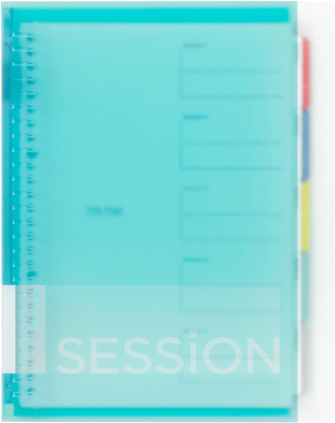 Marman Binder Session B5 26 Hole Light Blue F310-52