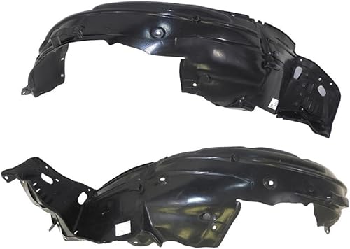 Miniatura 8 de CarPartsDepot Protector protector contra salpicaduras para guardabarros delantero del lado izquierdo del conductor, compatible con Honda Accord 2