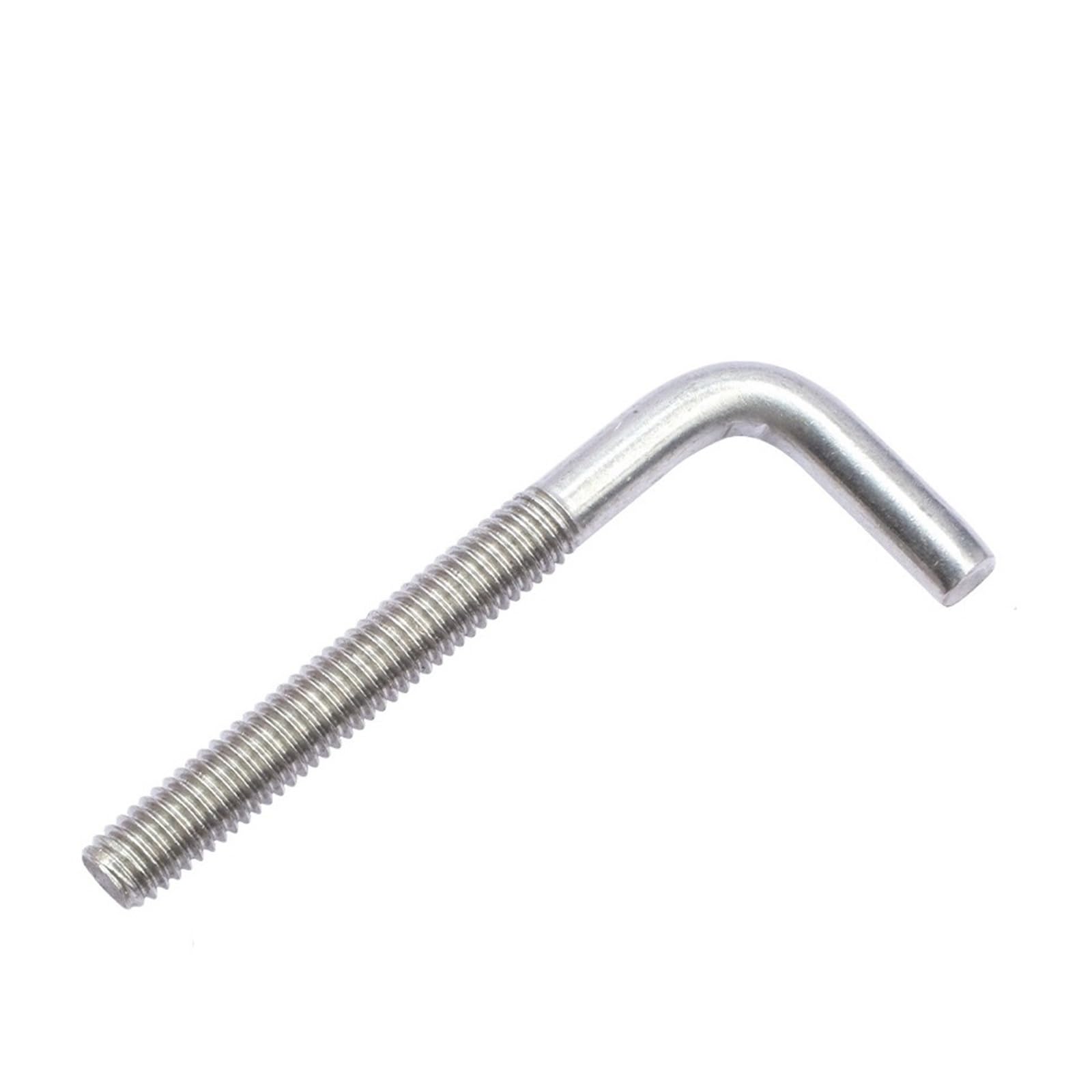 Viti bulloni, 7/ Bullone di ancoraggio ad angolo retto a forma di L Vite M4 M5 M6 M8 M10 M12 Vite ad angolo retto in acciaio inossidabile 304(M12x200mm 1pcs)