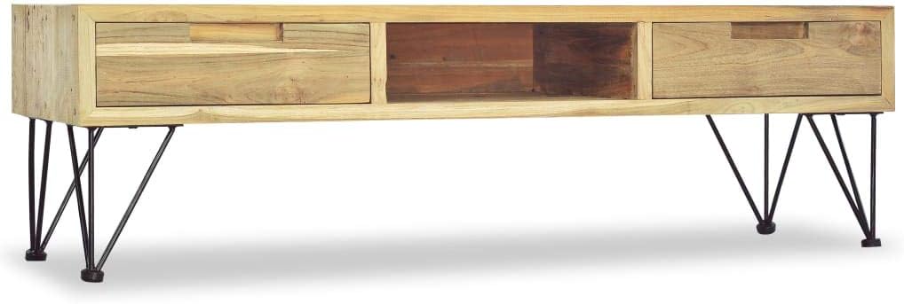 TV Cabinet,Entertainment Cabinet,Media Cabinet,Sideboard,Rustic Stely,Corridor Storage Cabinet,Bedroom Furniture,for Living Room,Bedroom,Lounge,Activity Room,47.2"x13.8"x13.8" Solid Teak