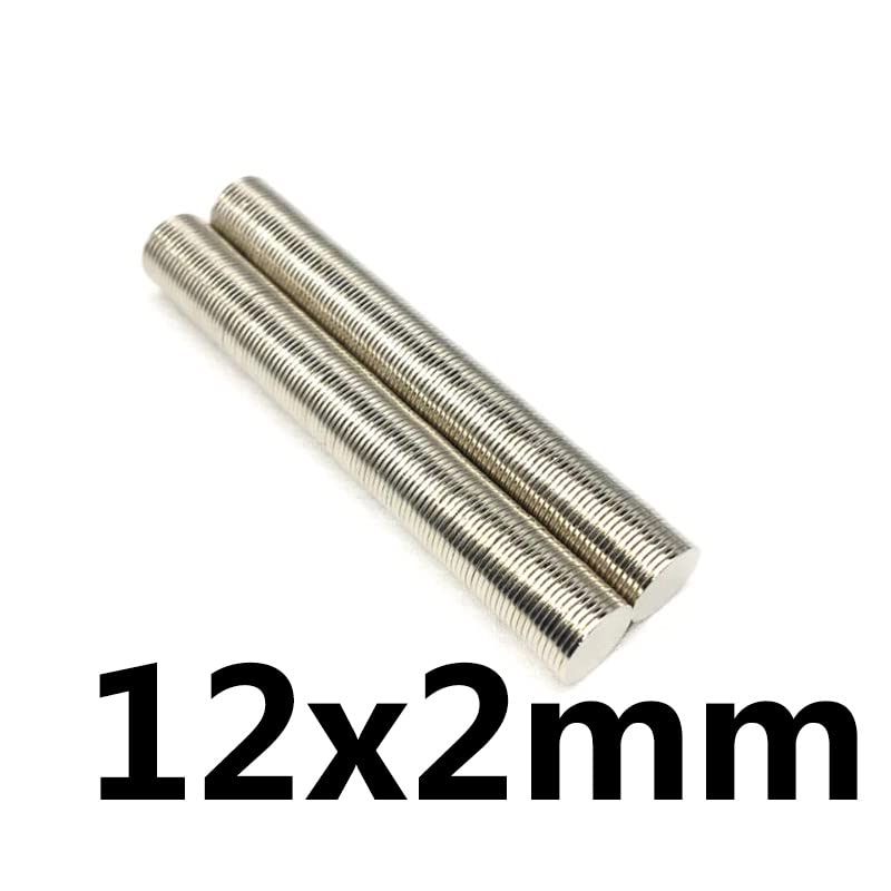 10/20/50/100pcs 12x2 mm Permanent Round 12mmx2mm Neodymium 12x2mm Fridge Mini Magnetic 12 * 2 mm Magnet(20pcs)