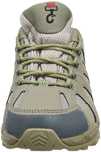 DOGGO Sammy, Unisex-Erwachsene Trekking- & Wanderhalbschuhe, Beige (Taupe/Lime), 44 EU (10 UK)