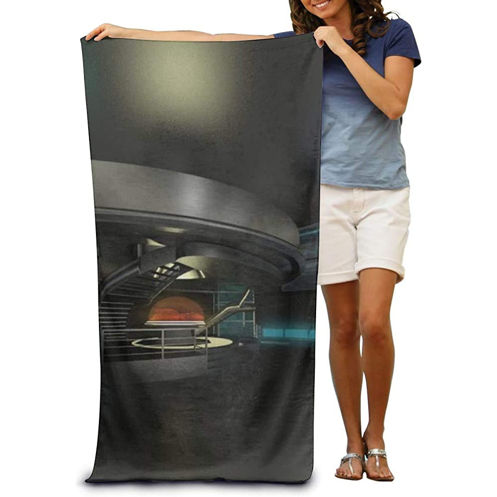 Leo-Shop Beach Towel Wrap - A Fortress in The Wilderness Lightweight AbsorbentSPA Towels Swimsuit Bath and Shower Towel Beach Blanket