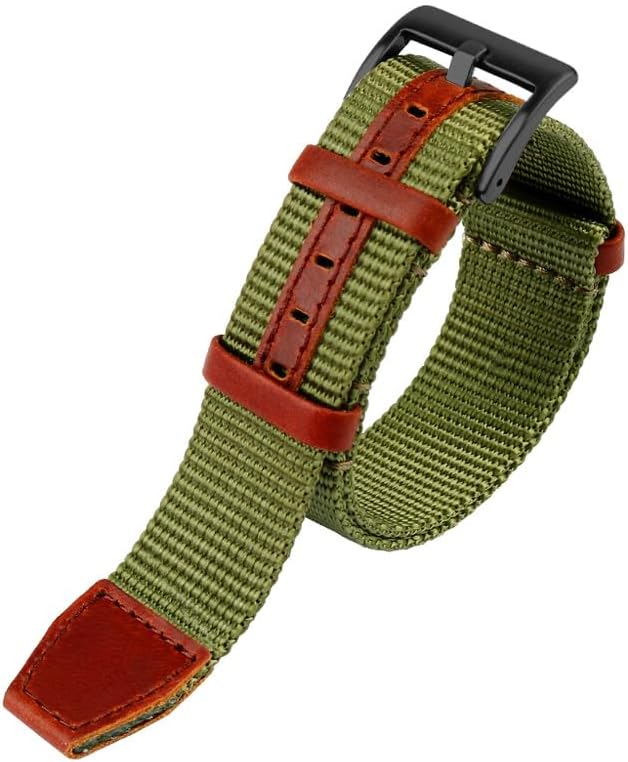 Nylon 20mm 22mm Watchband Seatbelt Khaki Sport Canvas Wrist Band Bracelet Fit For Hamilton Fit For Rolex Watch Strap