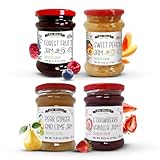 Old World Quality Foods Jam Assortment 4CT/ 9.52oz each