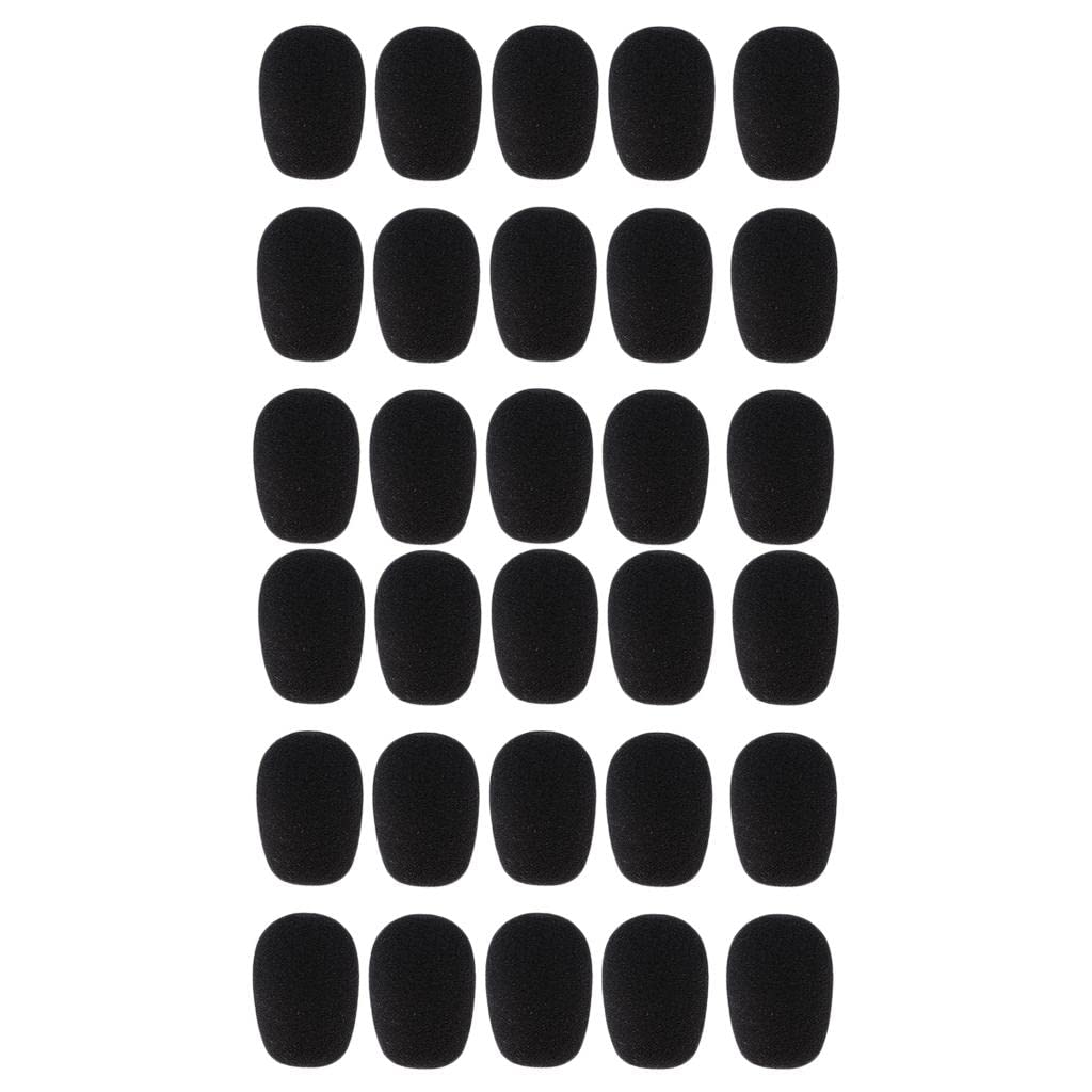 ATORSE Mini Condenser Microphone Sponge Windshiled Windscreen Mic Cover Black x30-picture-18
