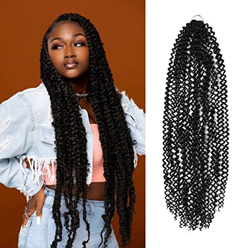 GLAM21USA AU-THEN-TIC Water Wave Crochet Hair 32 Inch 6 Pack, 1