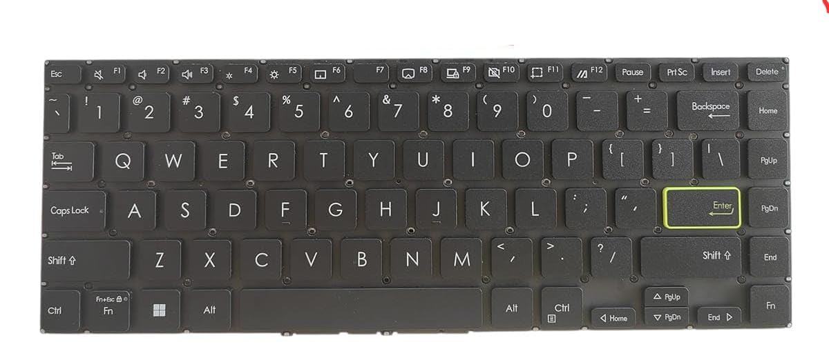 FORIDA Laptop Keyboard Compatible for Asus VivoBook Flip 14 TP470