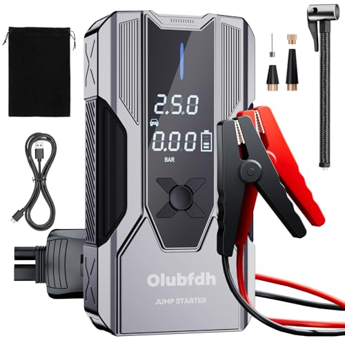 4 in 1 4000A Jump Starter Power Bank 150PSI Compressore d'aria Pompa per pneumatici Caricatore portatile Disposivo di avviamento per auto Booster  34