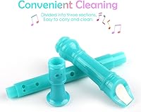 Vista 2 de Mr.Power Flauta Dulce Soprano Estilo Alemán Clave de Do, Flautas Dulces de Regalo para Principiantes, Práctica, Educación, Actuación, Interpretación