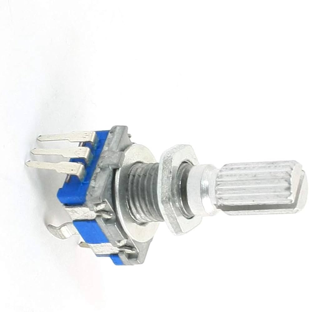 Amazon.co.jp: Aexit 6 mmシャフト7 mmネジ山7ピンON / OFFロータリー