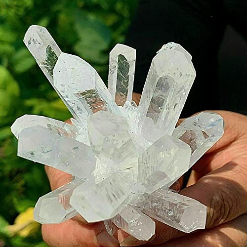 Quartz blanc clair en cristal brut de 700g pour votre decoration - 5