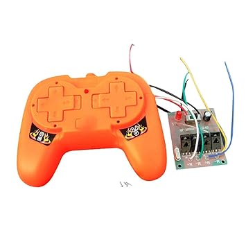 Trendy Retail 2.4G Remote Controller Receiver Set Kid RC Toys Cars Model Part Replacement Orange