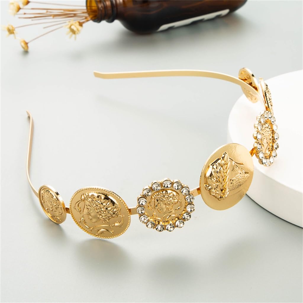 Aleación de las vendas del pelo con los accesorios del pelo del metal del borde fino de la joyería floral de los diamantes