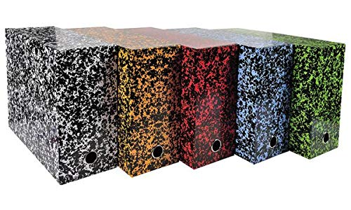 Exacompta Annonay - Scatola per archivio, in cartone, 90 mm, 5 pezzi