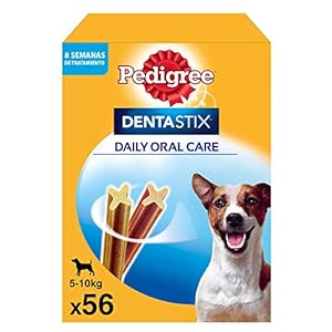 Pedigree Dentastix Snack Dental para la Higiene Oral de Perros Pequeños (1 Pack de 56ud)