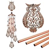 Owl Wind Chimes Decor, Portable Mobile Owl Wind Chime, Owl Wind Bell, Owl Decoration, Owls Wind Chim
