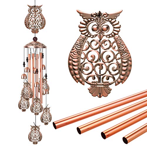 Owl Wind Chimes Decor, Portable Mobile Owl Wind Chime, Owl Wind Bell, Owl Decoration, Owls Wind Chimes, Home, Indoor, Yard, Patio, Festival, Garden, Outdoor Decoration, Gift For Mom #TOP11