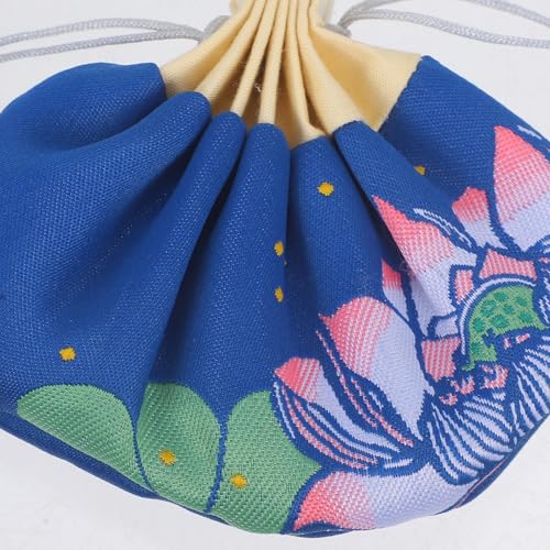 Bolsa sachet vacía perfumada con pouch azul satin Healeved miniatura 4