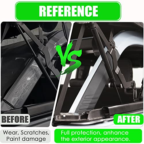 For Bronco Roll Bar Cover Protectors - Anmosvo For Ford Bronco Accessories 2021 2022 2023 2/4 Doors Roll Bar Padding Covers To Prevent Scratching Paint Edge Guard Protector (2Pcs) #TOP1