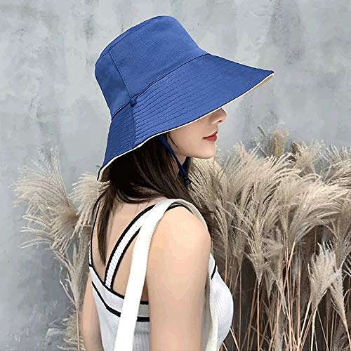 Chapeau de seau réversible à grand capuchon de pêche doté d'un bord large pliable