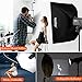Godox 2pcs MS300V 600W Studio Strobe Flash Light Kit,2.4G Bowens Mount Lighting Flash GN58 5800K with AT-16 Trigger,Light Stands,Softboxes,Umbrella,Reflector,Carry Bag for Portrait Product Photography