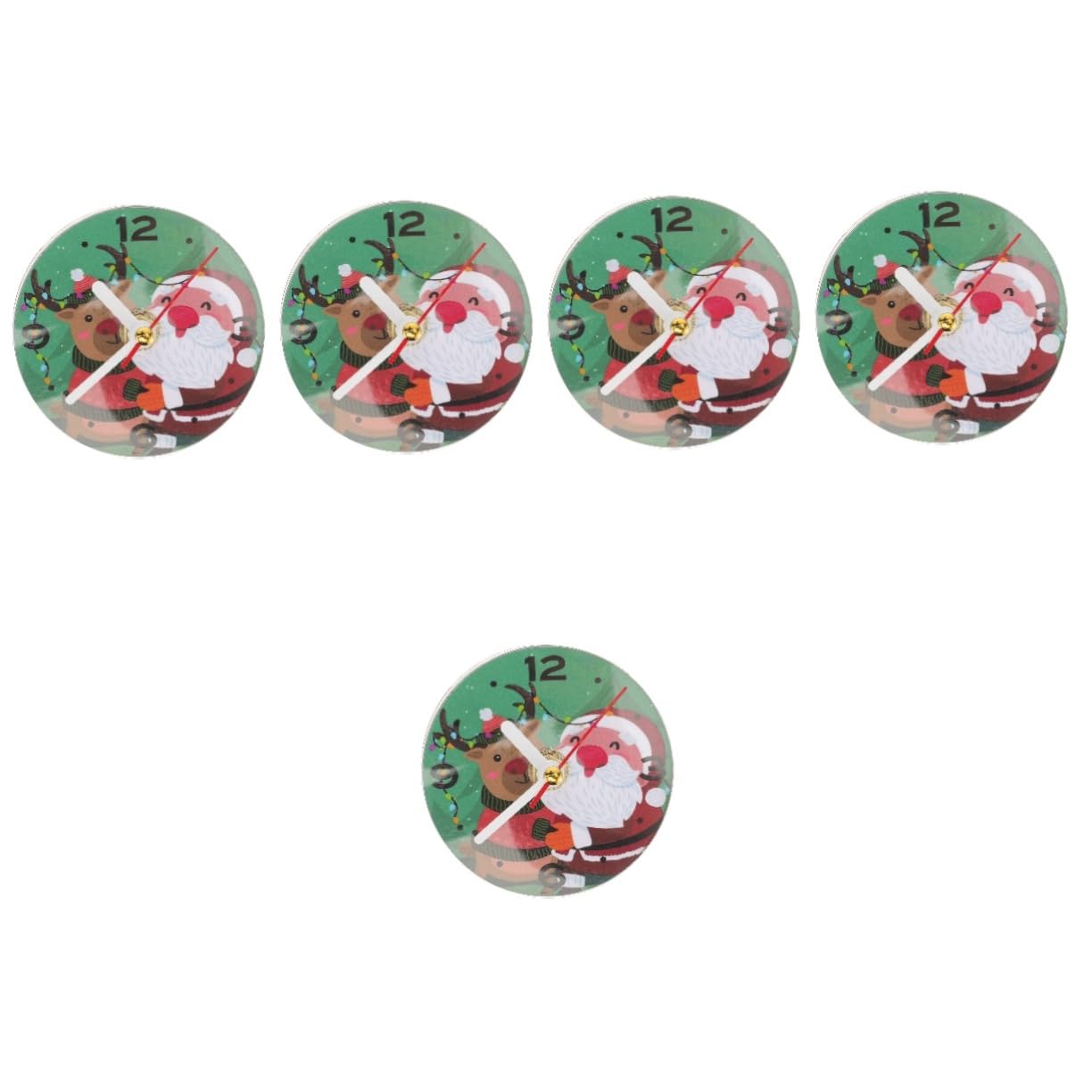 Horloge magnétique silencieuse lot de 5 pièces déco cuisine