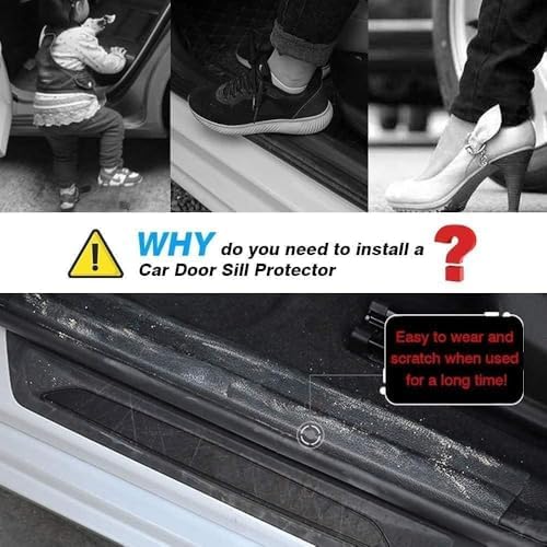 4 Pezzi Battitacco per Mazda CX-5 2011-2023 2024 2025, Protezione Soglia Porta Acciaio Inox Copertura Protettiva AntiGraffio Elegante Accessori Auto