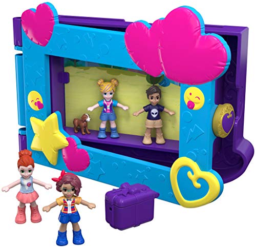 Polly Pocket Polly Mattel FRY96 photo frame, dolls with accessories