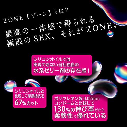 ZONE コンドーム 10個入 ゾーン 3箱 こんどーむ オリジナルコンドームケース セット Willスティック12ml付き - 画像4