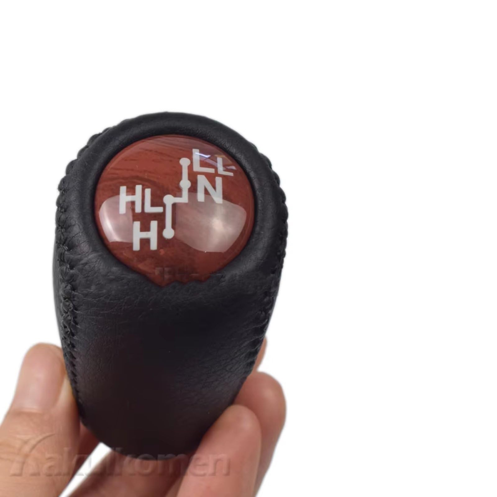 HILLAR Car Gear Stick Knob for Toyota for Land for Cruiser for Prado FJ150 FJ120 2003-2009 Color Automatic Transmission Gear Shift Knob(Wooden-C)