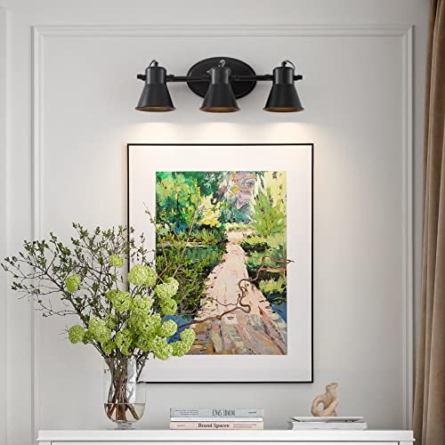 Seeblen 3-Lights Ceiling Track Lighting Fixtures，Can Used For Mirror Front Wall Lights, Adjustable Ceiling Spotlight，3-Light Vanity Lamp #TOP6