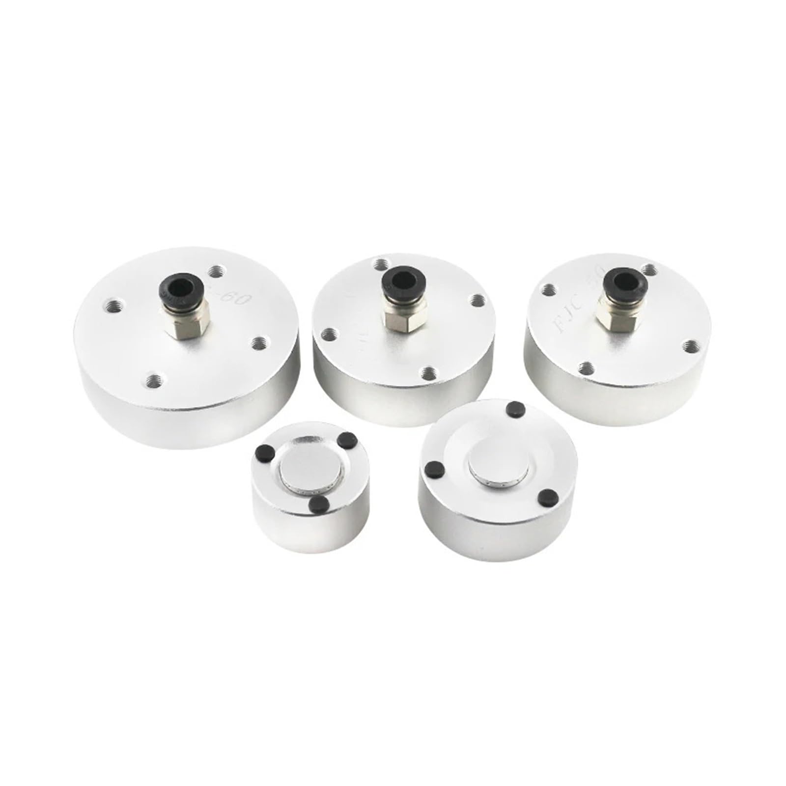 Kit 11 Ventosas Vacío FJC 30-60 Sin Contacto para Vidrio y Cartón