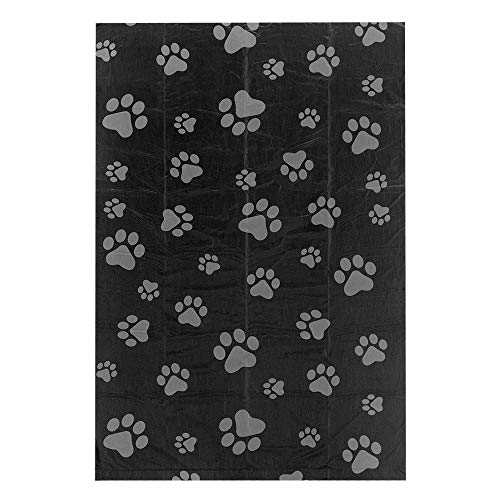 Image of Best Pet Supplies Dog Poop Bags for Waste Refuse Cleanup, Doggy Roll Replacements for Outdoor Puppy Walking and Travel, Leak Proof and Tear Resistant, Thick Plastic - Black, 360 Bags (BDP-360T)